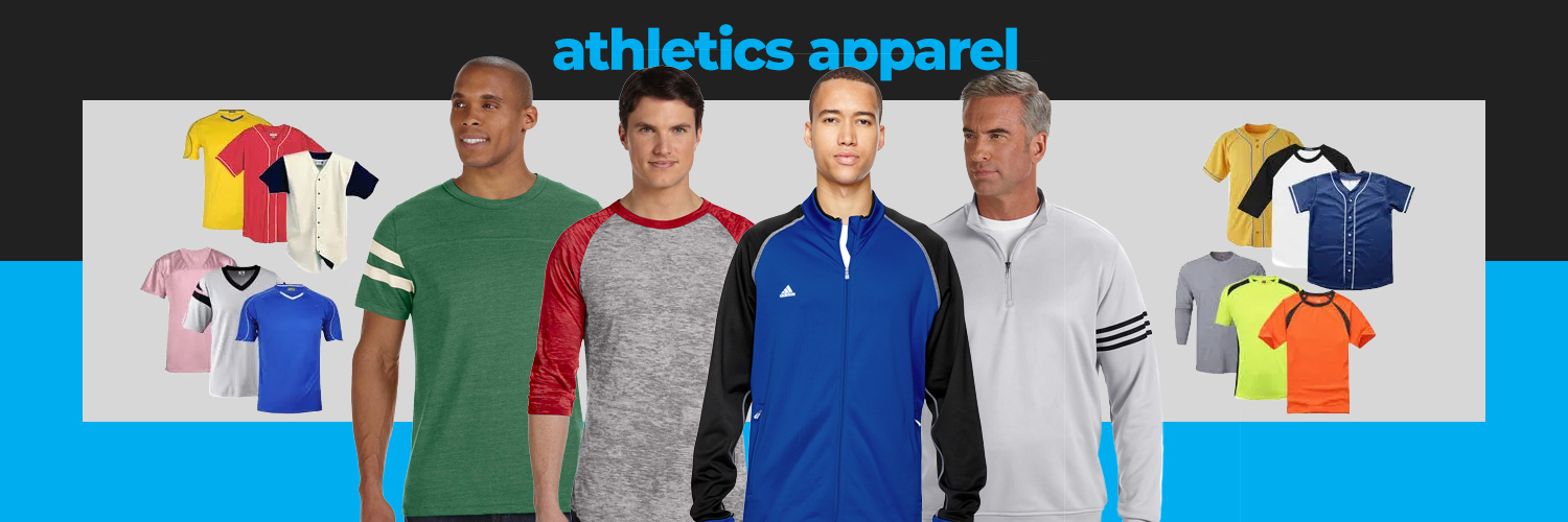 Athletics - Customized Apparel for Men - 24HourWristBands.com