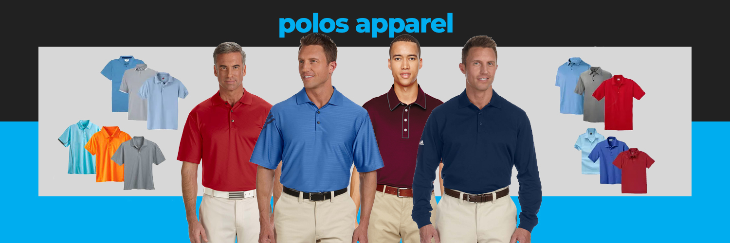 Polos - Customized Apparel for Men - 24HourWristBands.com